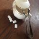 Silver metal sugar pinch 30/40s