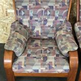 2x 60s 70s Teak Easy Chair Olsen & Laursen Danish Design Denmark