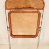 4 chair set Plia by Giancarlo Piretti for Castelli