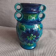 Vase vintage Germany au décor floral