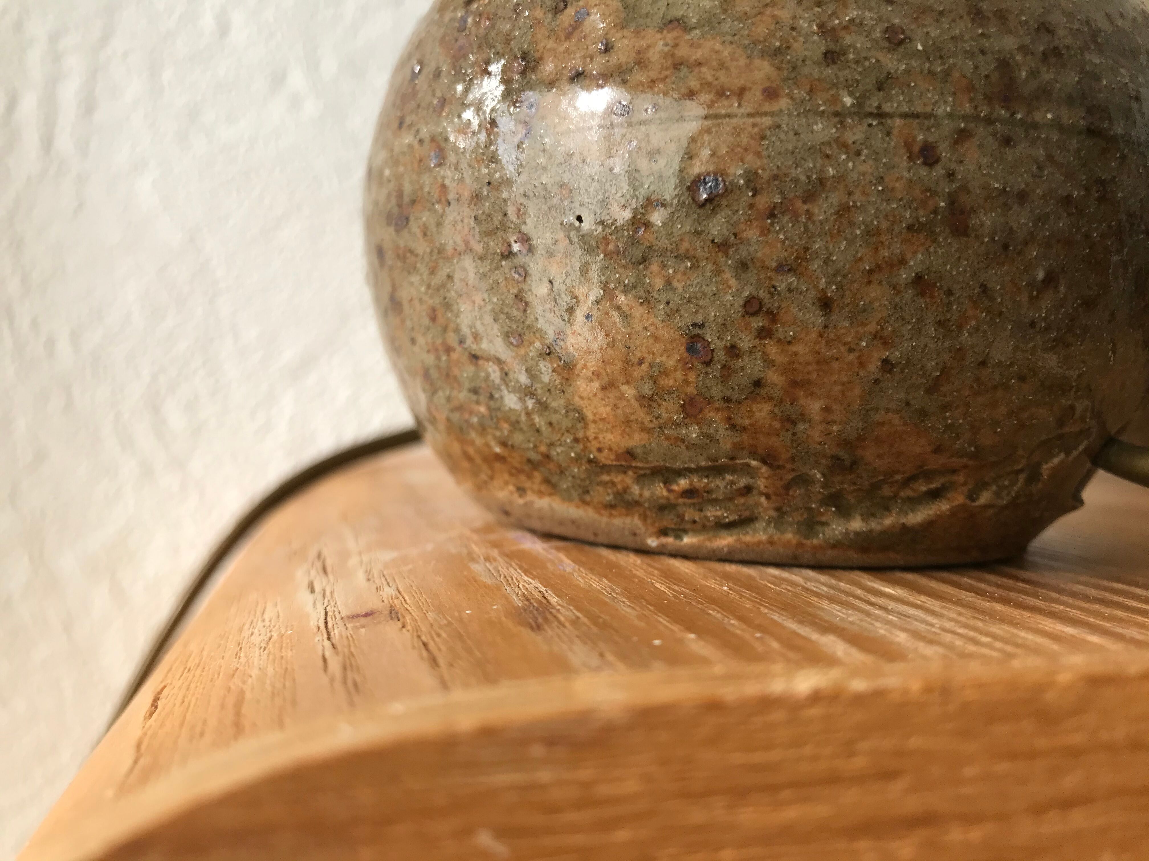 Small sandstone bedside lamps