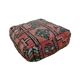 Handmade Berber pouf in wool 60 X 60 X 20 CM