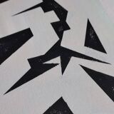 Modern geometric painting