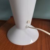 Paire de lampes champignon Peill & Putzler en opaline blanche