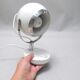 White globe spotlight from the 1970s