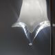 Murano calla lily cascade chandelier