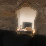 Louis xv style pediment mirror