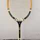 Vintage wooden tennis racket