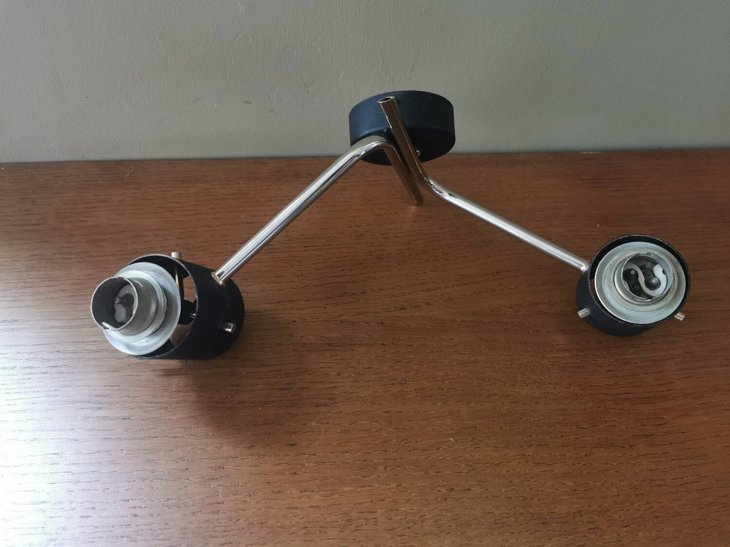 Vintage double wall light from the 60s