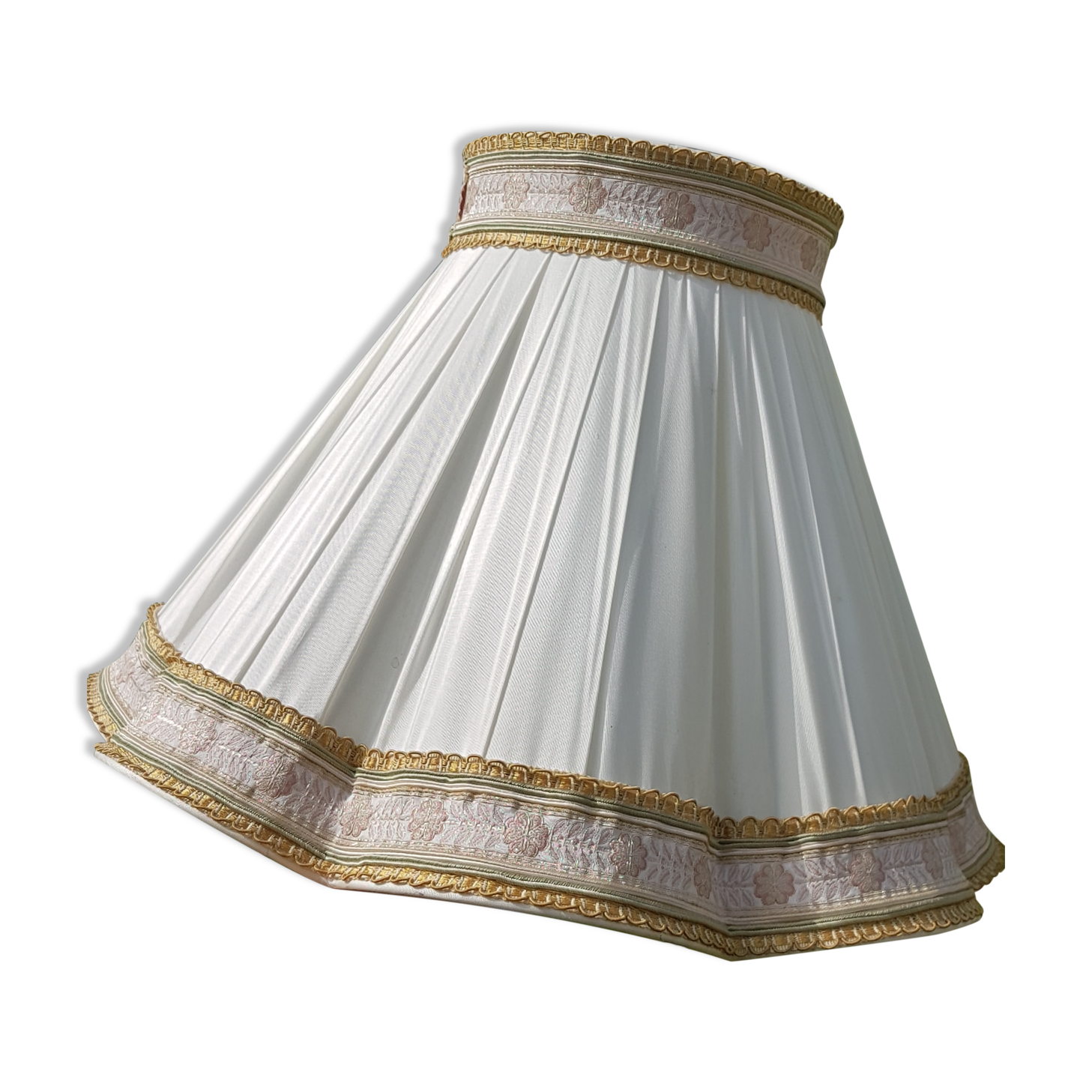 Handmade silk canvas lampshade