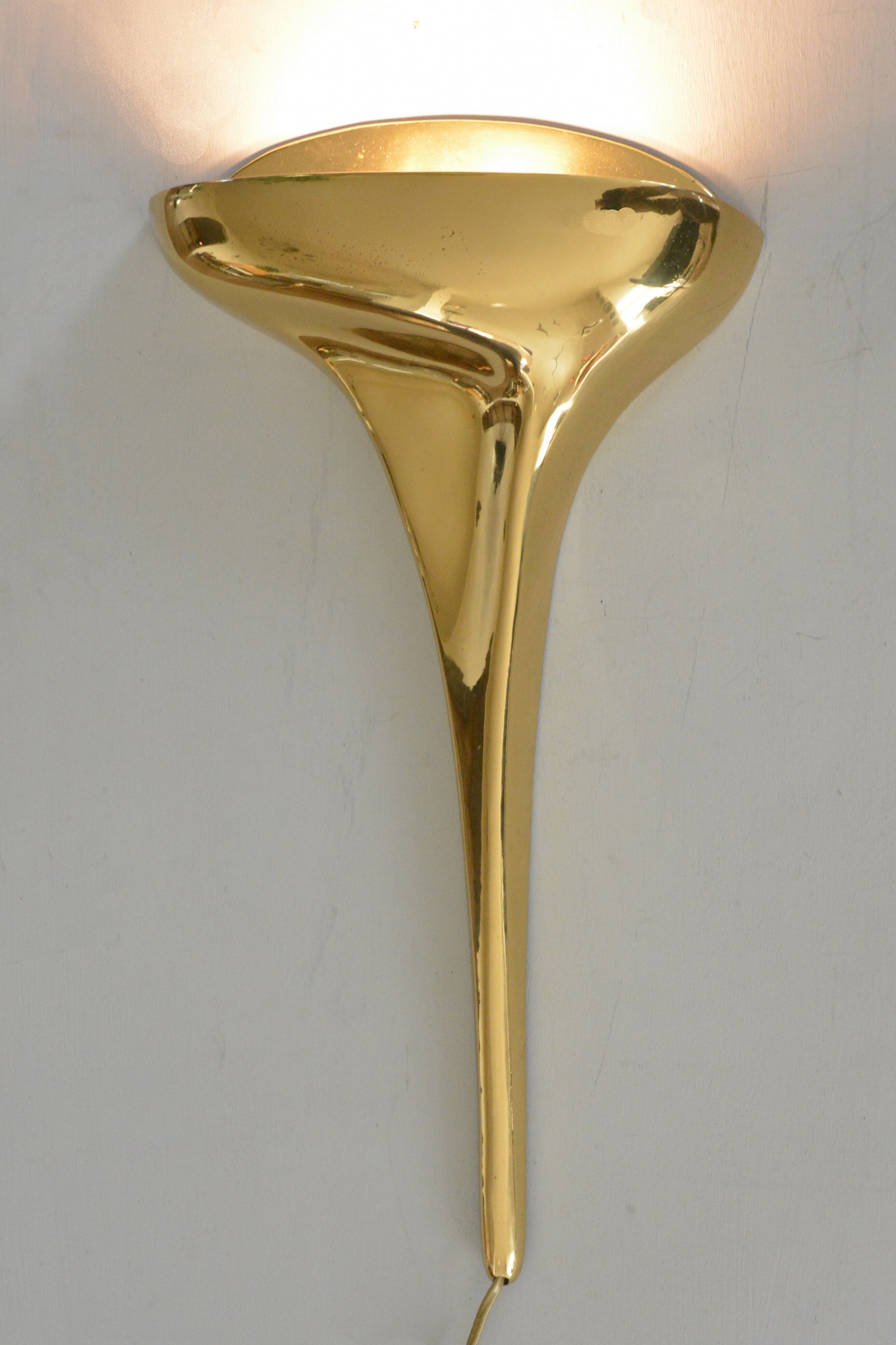Sculptural wall lamp by Giovanni Santoni for CS Arte 70s