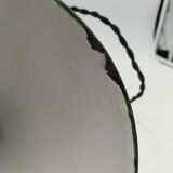 Suspension cone enamelled sheet metal