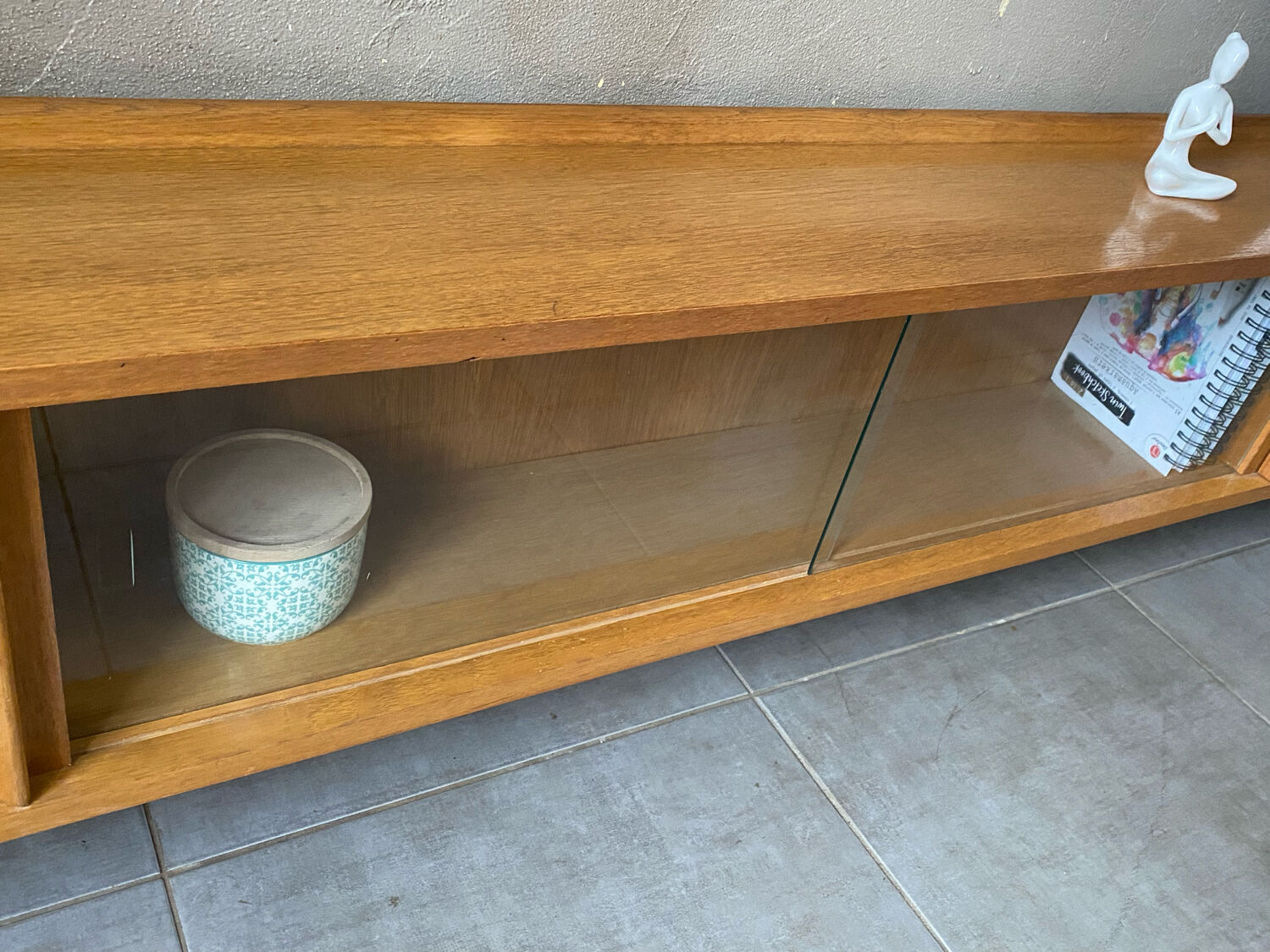 Vintage wooden row from the 50s-60s