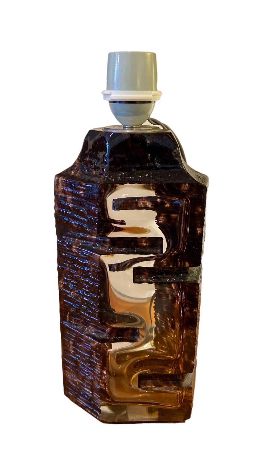 Lampe en cristal de César Baldaccini pour Daum, modèle Argos