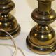 Paire de lampes de chevet en métal