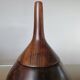 Scandinavian rosewood box, free form, 60s-70s