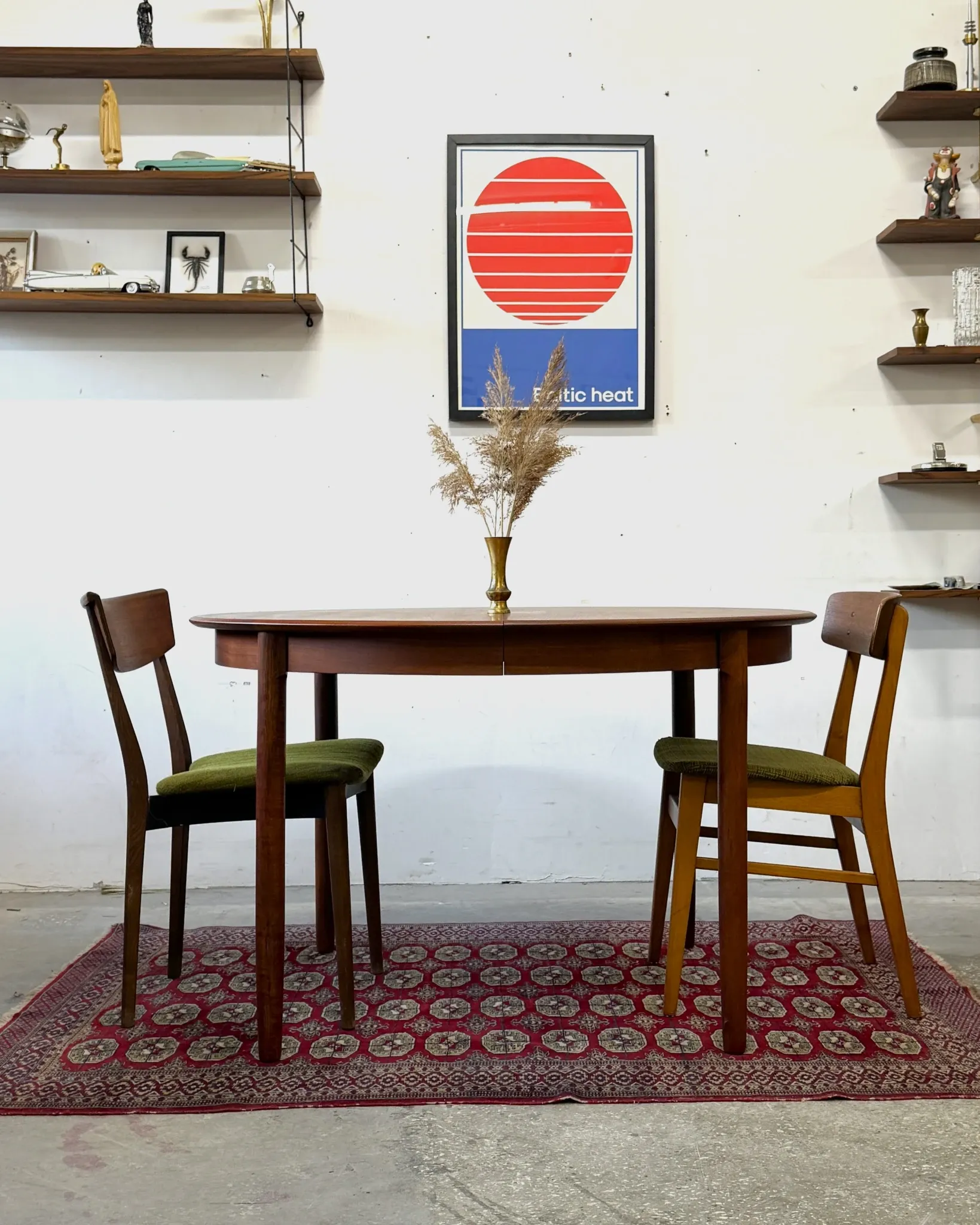 Teak dining table, Denmark, 1960s/70s, vintage, mid-century mode