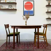 Teak dining table, Denmark, 1960s/70s, vintage, mid-century mode