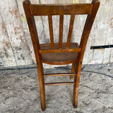Vintage Luterma Bistro Chair Wood Thermoformed Seat #D801
