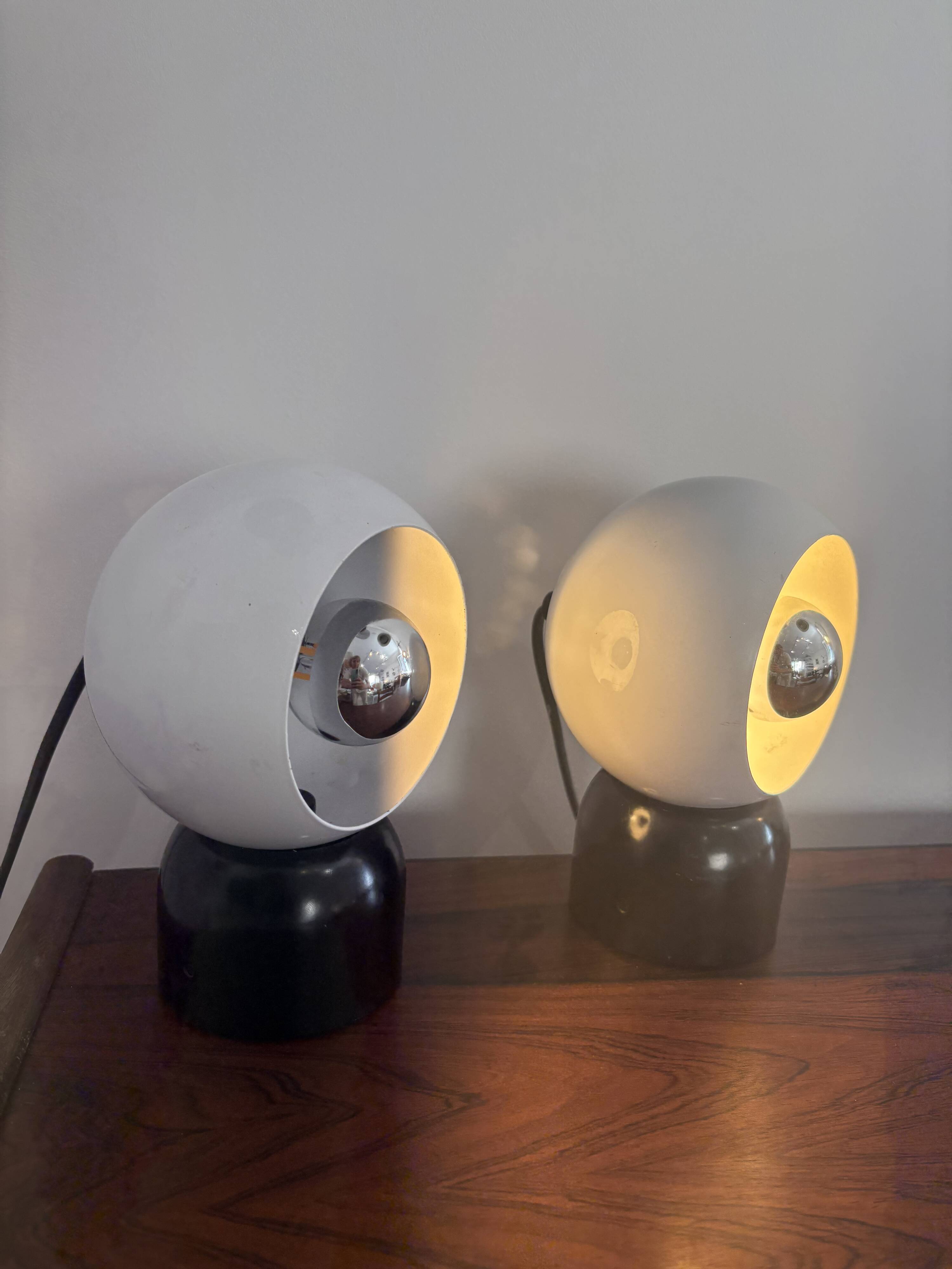 Paire de lampes Eyeball - Italie