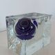 Glass candlestick, 80s