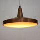 Vintage Copper Pendant Lamp: 1960s Scandinavian Design