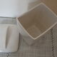 Art deco white ceramic pot