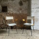 Pair of Boomerang armchairs by Carlo Ratti