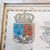 Antique 1631 map of the Duchy of Anjou by Guillaume Blaeu (1571-1638) after Lézin Guyet (1515-158)