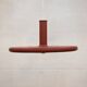 Pink XL Fog & Morup Optima Pendant Lamp: Hans Due Design, Denmark 1970s