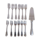 Box of dessert forks and pie shovel Guy Degrenne