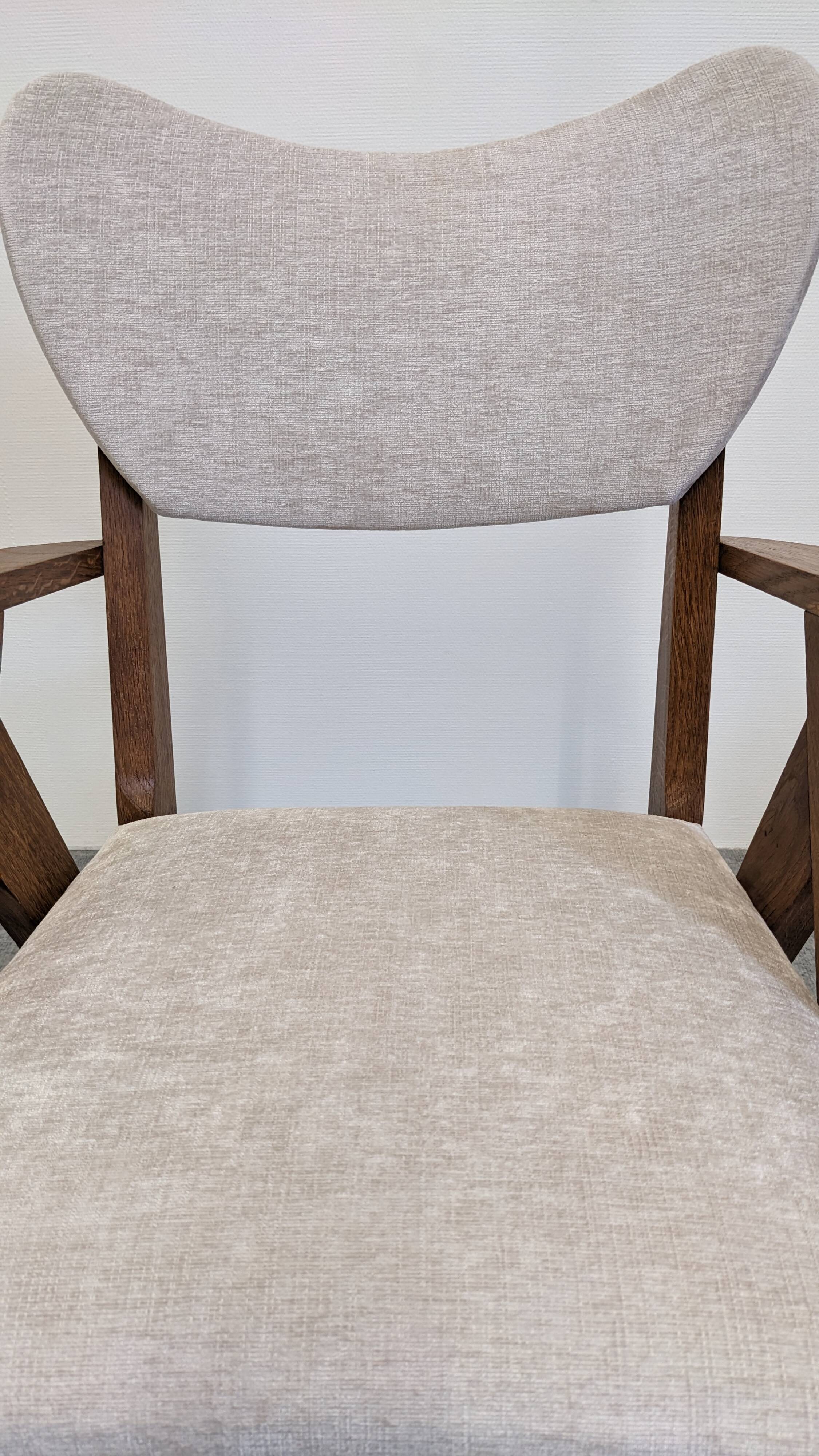 Pair of Scandinavian bridge armchairs in teak, Denmark circa 1950.