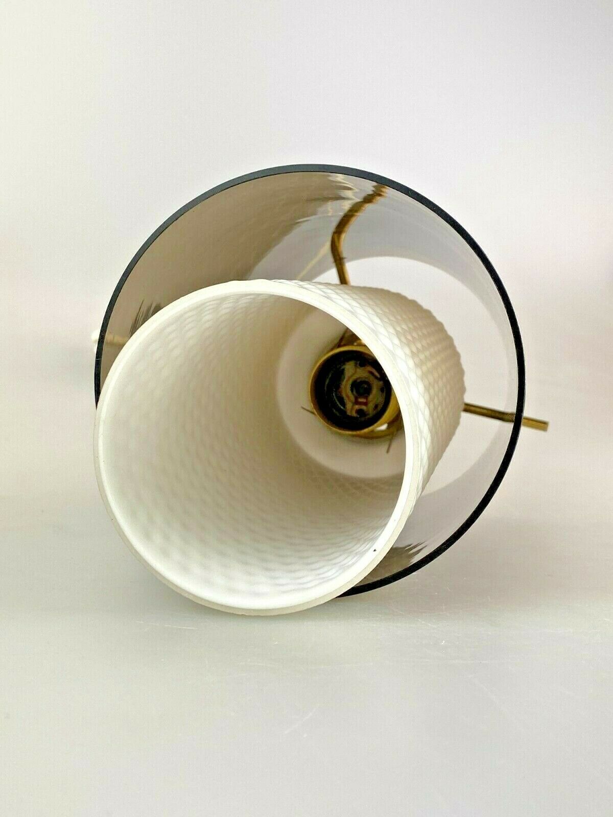 Ceiling light brass glass space age design 60s