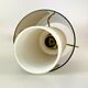 Plafonnier laiton verre espace âge design 60s
