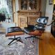 Vitra - Charles & Ray Eames - Fauteuil lounge avec ottoman (2) - Modèle 670 & 671