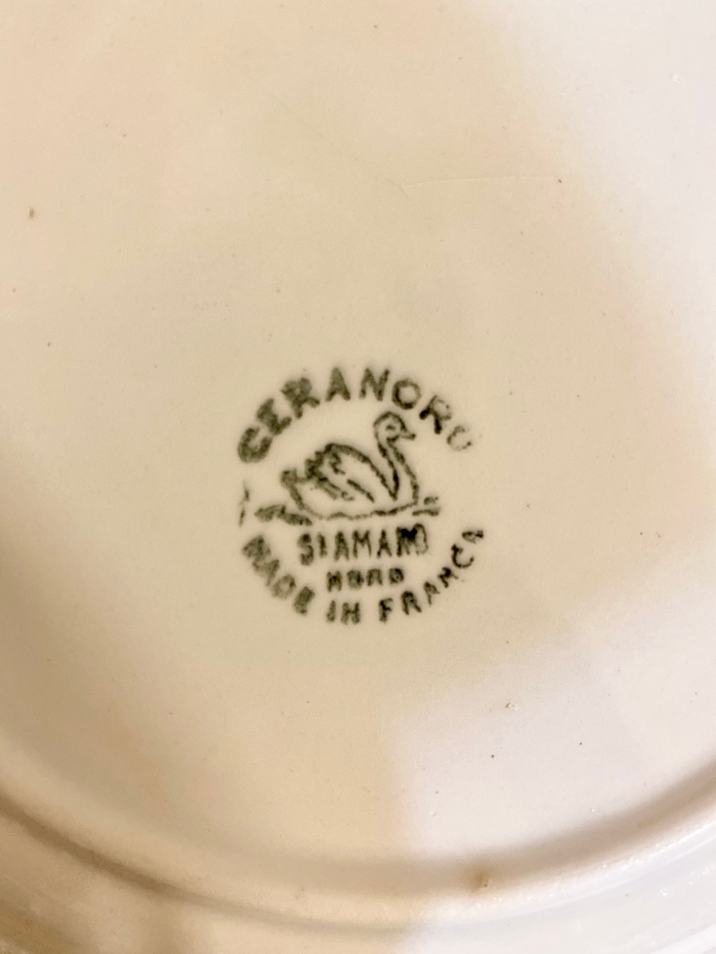 Saint Amand dessert plates