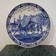 Grand plat en faïence de Delt Blauw Chemkefa