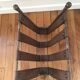Leather and iron forge magazines holder