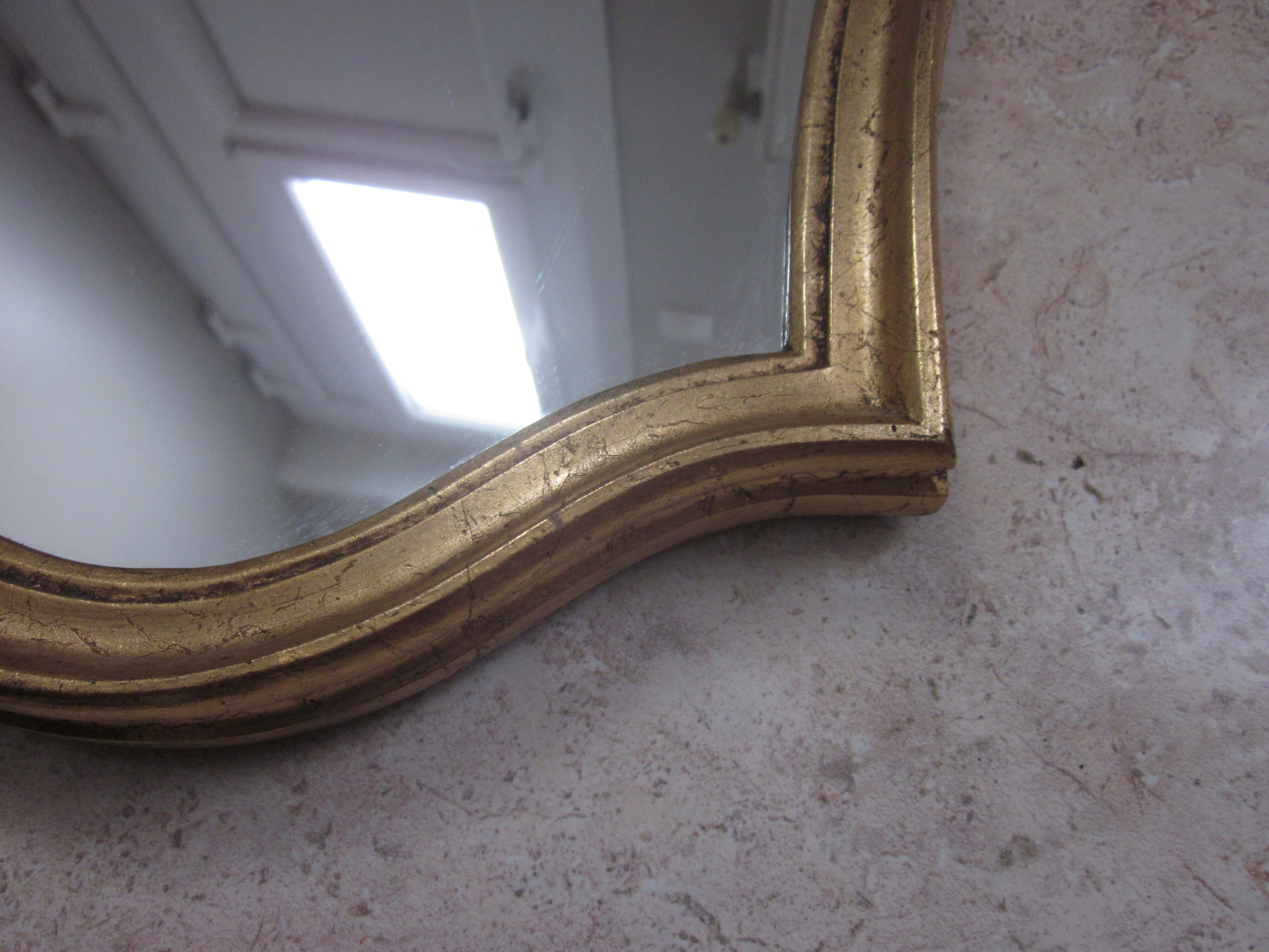 Gold style mirror
