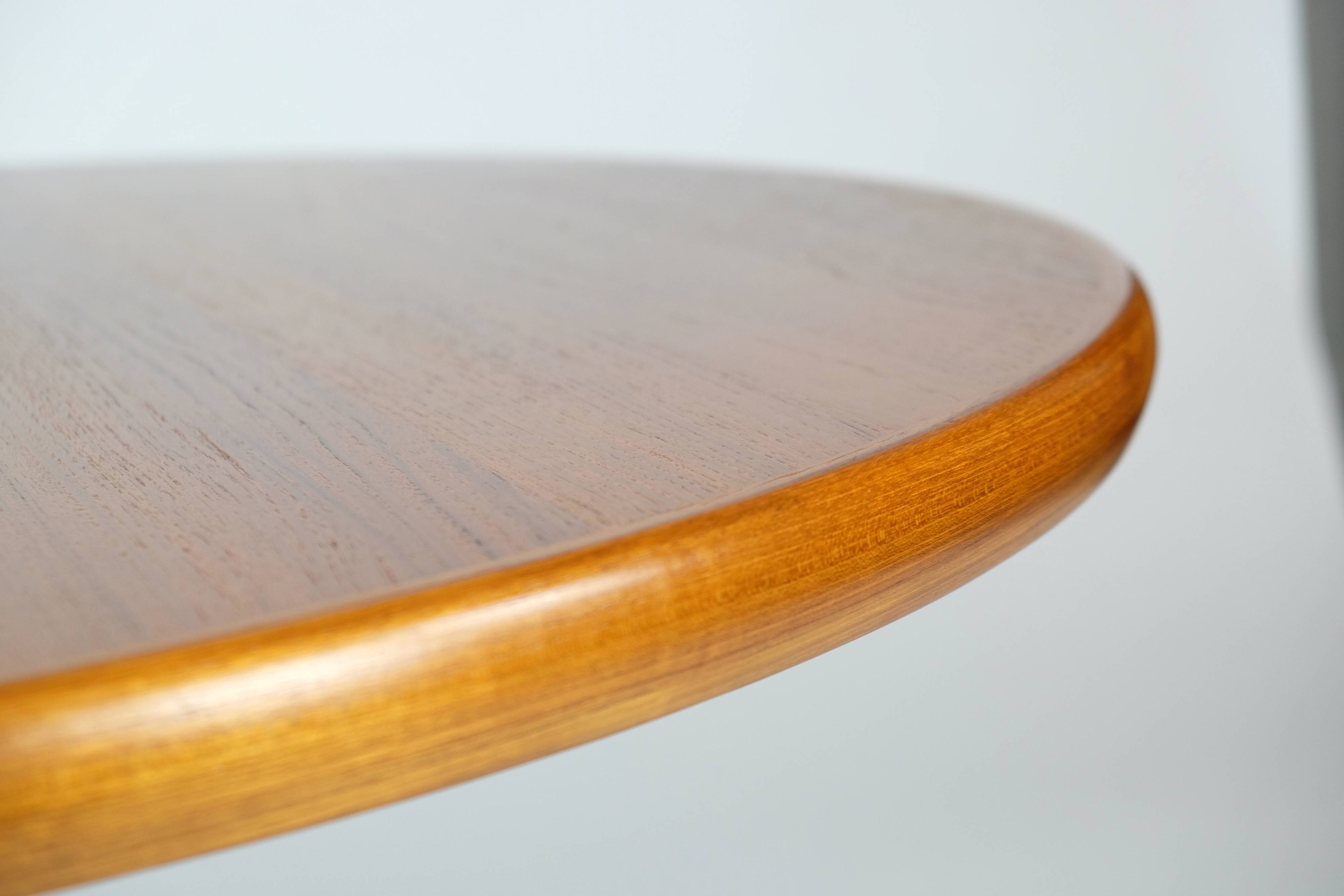 Vintage Teak Esstisch Dining Table Rund Erweiterbar Glostrup Danish Design
