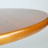 Vintage Teak Esstisch Dining Table Rund Erweiterbar Glostrup Danish Design