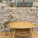 Rattan coffee table