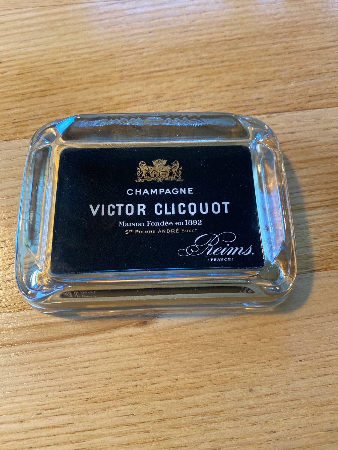 Victor Clicquot Champagne Ashtray