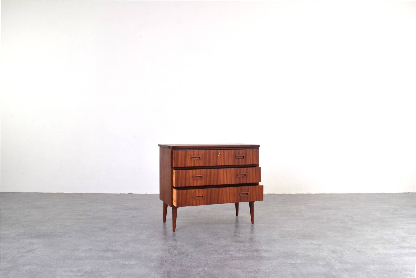 Mid-Century Danish Teak Chest of Drawers, 1960s.