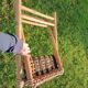 Retro bamboo stool