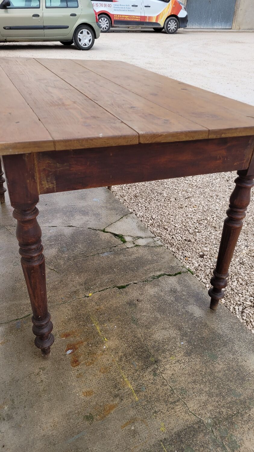 Antique Louis Philippe style farmhouse bistro table