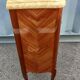 Dresser chiffon marquetry style louis xv marble top