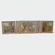 Set of Five Art Nouveau Decorative Panels. Allegory. French Work.