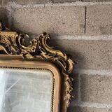 Miroir stuc doré 190x120