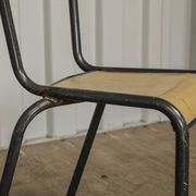 School chair 510 mullca gaston cavaillon industrial vintage